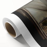 Dark Academia Wall Art - Shadowy Balcony View with Vintage Charm