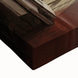 Dark Academia Wall Art - Shadowy Balcony View with Vintage Charm