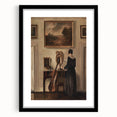 Dark Academia Wall Art - Vintage Gothic Print of Music Room Interior