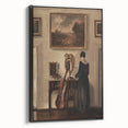 Dark Academia Wall Art - Vintage Gothic Print of Music Room Interior