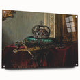 Dark Academia Wall Art – Vintage Gothic Crown and Sword Display