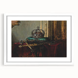 Dark Academia Wall Art – Vintage Gothic Crown and Sword Display