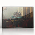 Dark Academia Wall Art – Vintage Gothic Crown and Sword Display