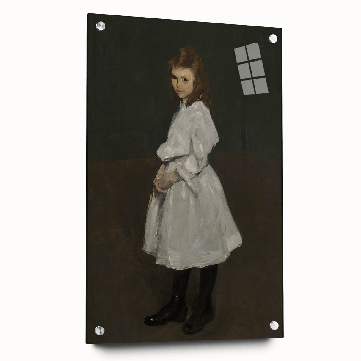 Dark Academia Wall Art - Vintage Gothic Print of a Shadowy Portrait