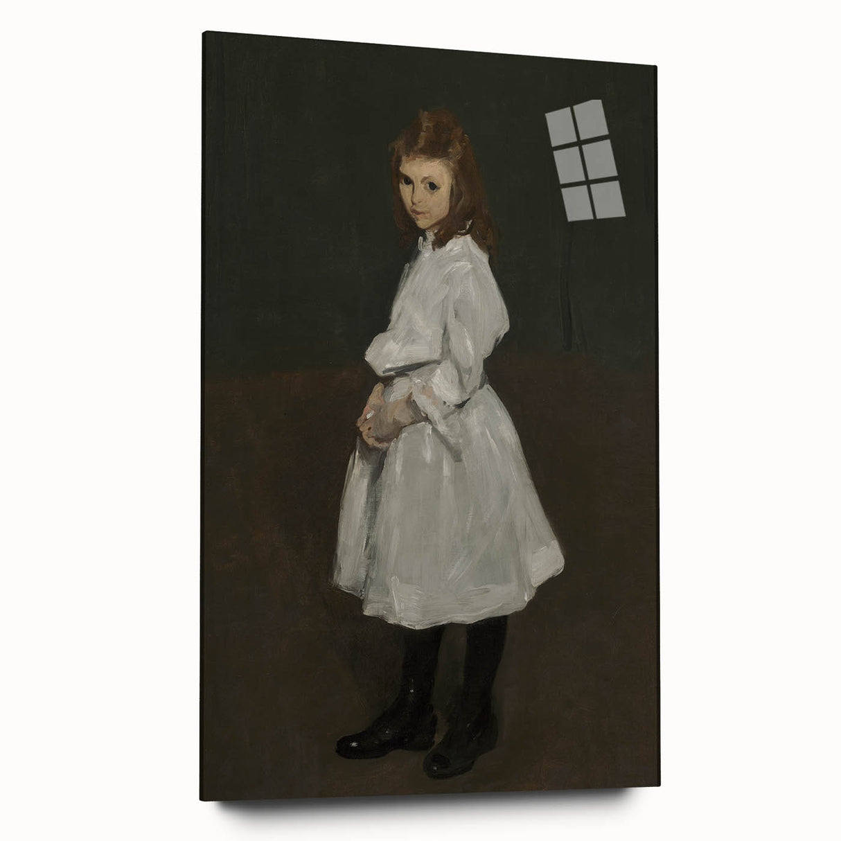 Dark Academia Wall Art - Vintage Gothic Print of a Shadowy Portrait