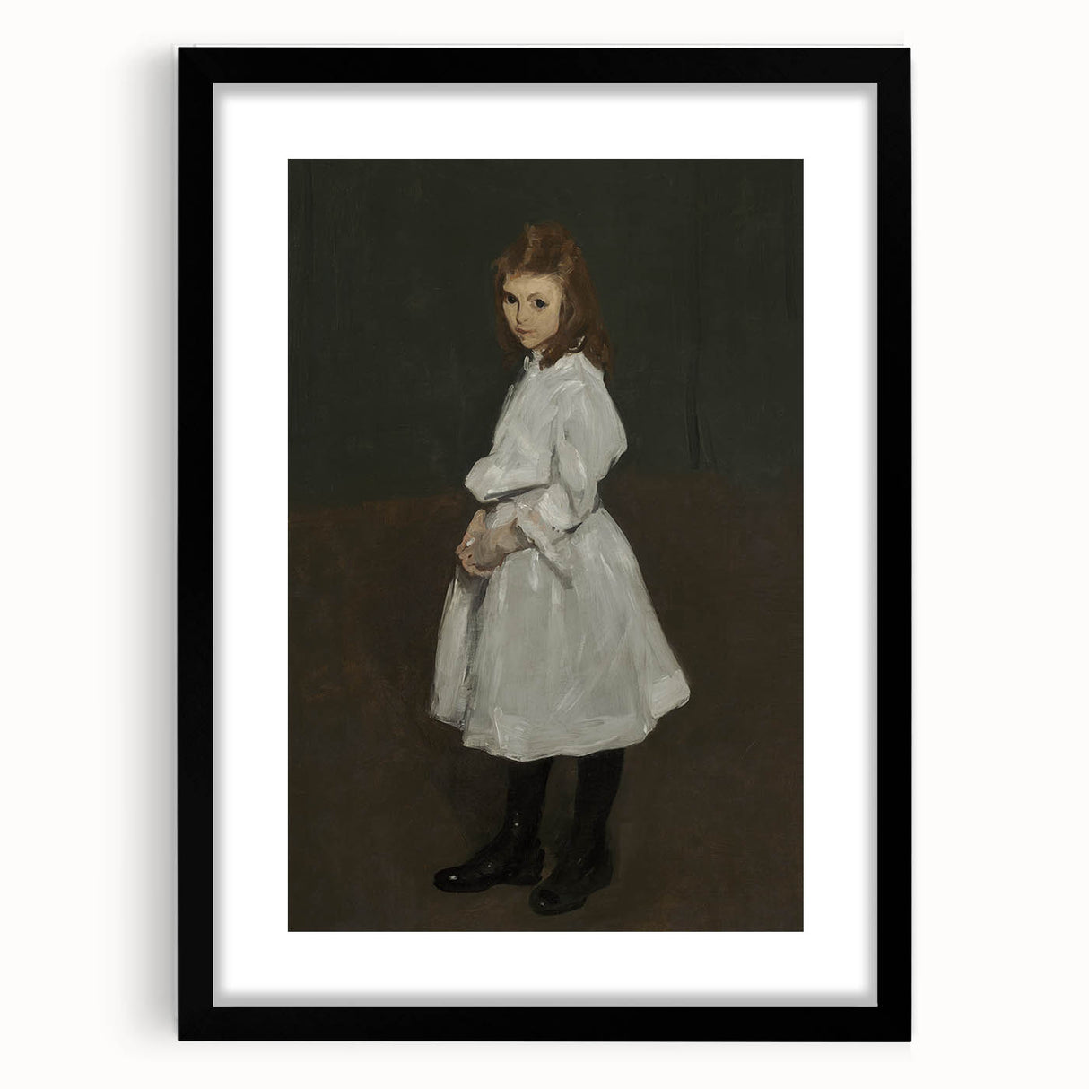 Dark Academia Wall Art - Vintage Gothic Print of a Shadowy Portrait