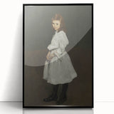 Dark Academia Wall Art - Vintage Gothic Print of a Shadowy Portrait