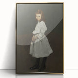 Dark Academia Wall Art - Vintage Gothic Print of a Shadowy Portrait