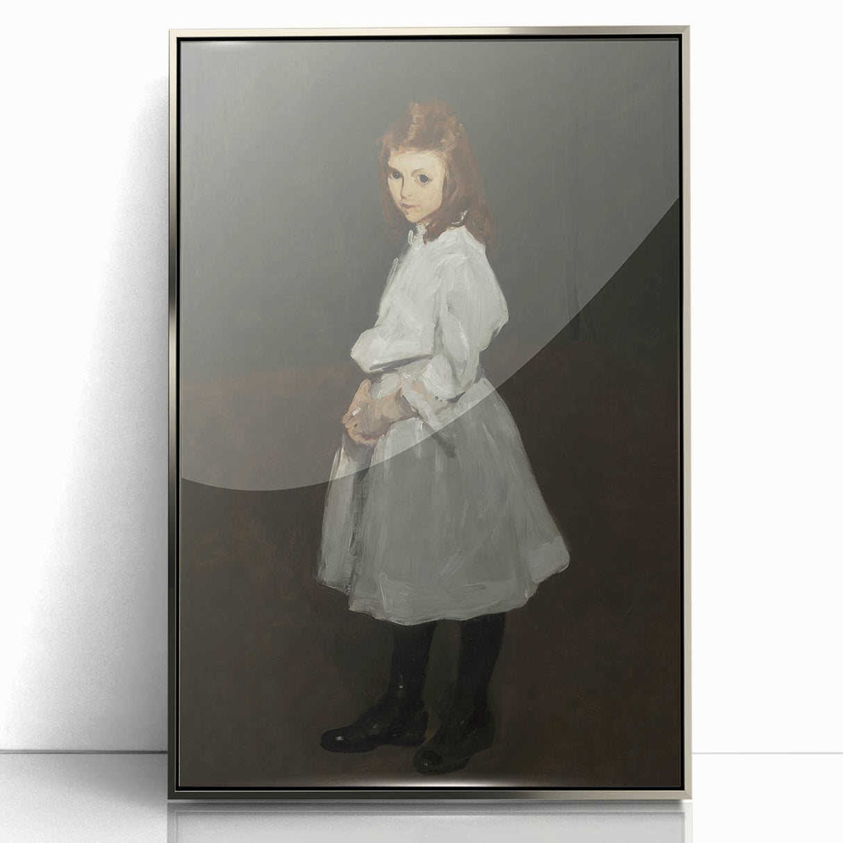 Dark Academia Wall Art - Vintage Gothic Print of a Shadowy Portrait