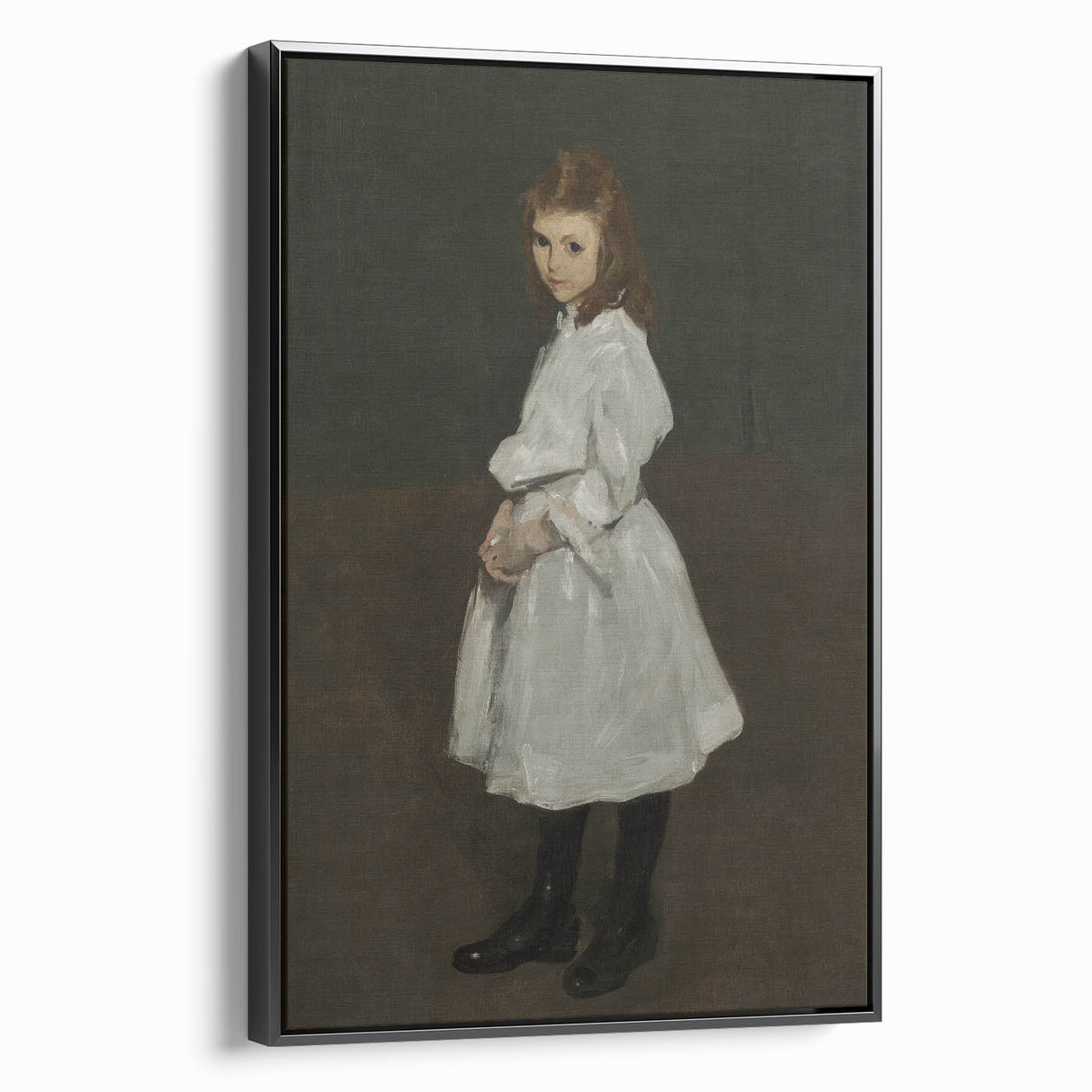 Dark Academia Wall Art - Vintage Gothic Print of a Shadowy Portrait