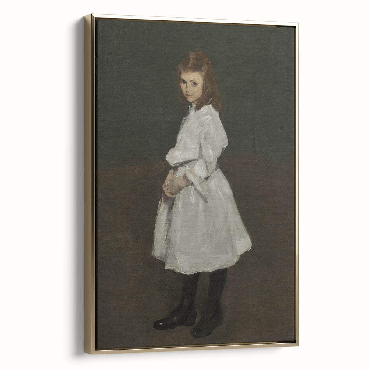 Dark Academia Wall Art - Vintage Gothic Print of a Shadowy Portrait
