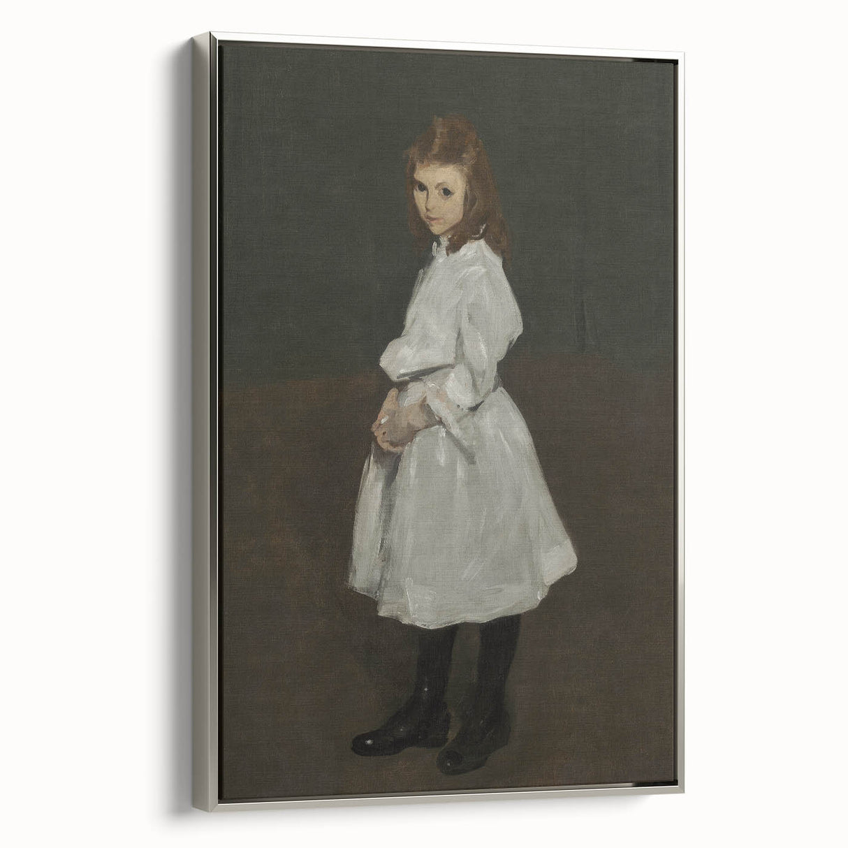 Dark Academia Wall Art - Vintage Gothic Print of a Shadowy Portrait