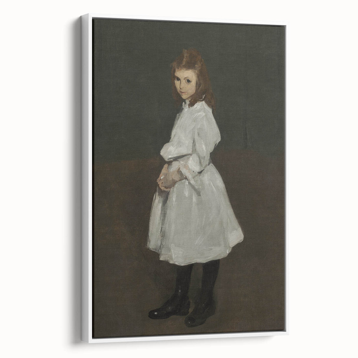 Dark Academia Wall Art - Vintage Gothic Print of a Shadowy Portrait