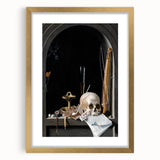 Gothic Dark Academia Wall Art – Moody Still Life for Aesthetic Decor