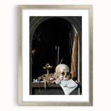 Gothic Dark Academia Wall Art – Moody Still Life for Aesthetic Decor