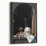 Gothic Dark Academia Wall Art – Moody Still Life for Aesthetic Decor
