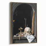 Gothic Dark Academia Wall Art – Moody Still Life for Aesthetic Decor