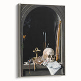 Gothic Dark Academia Wall Art – Moody Still Life for Aesthetic Decor