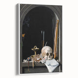 Gothic Dark Academia Wall Art – Moody Still Life for Aesthetic Decor