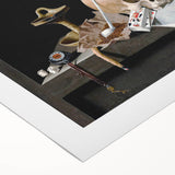 Gothic Dark Academia Wall Art – Moody Still Life for Aesthetic Decor