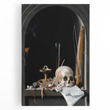 Gothic Dark Academia Wall Art – Moody Still Life for Aesthetic Decor