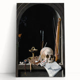 Gothic Dark Academia Wall Art – Moody Still Life for Aesthetic Decor