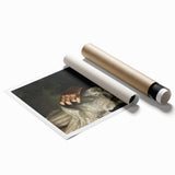 Close-Up of Hands with Book and Lace – Dark Academia Wall Art, Gothic Elegance