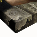 Close-Up of Hands with Book and Lace – Dark Academia Wall Art, Gothic Elegance