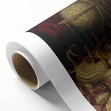 Globe and Open Book Still Life – Dark Academia Wall Art, Gothic Decor