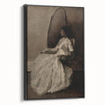 Dark Academia Wall Art - Woman in Reflection - Moody Gothic Decor