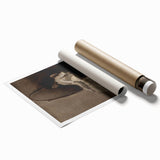 Dark Academia Wall Art - Woman in Reflection - Moody Gothic Decor