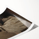 Dark Academia Wall Art - Woman in Reflection - Moody Gothic Decor