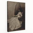 Dark Academia Wall Art - Woman in Reflection - Moody Gothic Decor