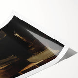 Dark Academia Wall Art - Skull, Books, and Candle - Gothic Decor Print