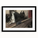 Dark Academia Wall Art - Mysterious Gothic Scene - Moody Aesthetic Decor