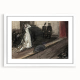 Dark Academia Wall Art - Mysterious Gothic Scene - Moody Aesthetic Decor