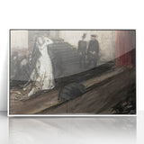 Dark Academia Wall Art - Mysterious Gothic Scene - Moody Aesthetic Decor