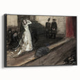 Dark Academia Wall Art - Mysterious Gothic Scene - Moody Aesthetic Decor