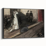 Dark Academia Wall Art - Mysterious Gothic Scene - Moody Aesthetic Decor
