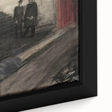 Dark Academia Wall Art - Mysterious Gothic Scene - Moody Aesthetic Decor