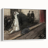 Dark Academia Wall Art - Mysterious Gothic Scene - Moody Aesthetic Decor