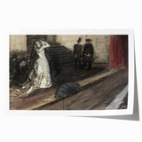 Dark Academia Wall Art - Mysterious Gothic Scene - Moody Aesthetic Decor