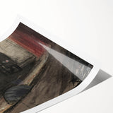 Dark Academia Wall Art - Mysterious Gothic Scene - Moody Aesthetic Decor