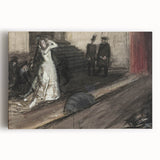 Dark Academia Wall Art - Mysterious Gothic Scene - Moody Aesthetic Decor