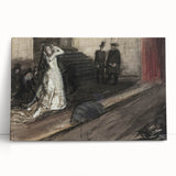 Dark Academia Wall Art - Mysterious Gothic Scene - Moody Aesthetic Decor