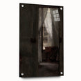 Shadowy Dark Academia Wall Art - Vintage Doorway and Window Scene
