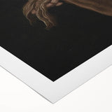 Dark Academia Wall Art - Vintage Gothic Hands with Quill and Letter