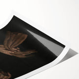 Dark Academia Wall Art - Vintage Gothic Hands with Quill and Letter