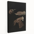 Dark Academia Wall Art - Vintage Gothic Hands with Quill and Letter
