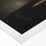 Dark Academia Wall Art - Candlelit Table Gothic Print - Moody Decor